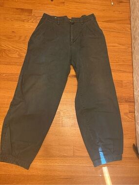 Vintage Patagonia Men's Dark Green Relaxed Fit Pants